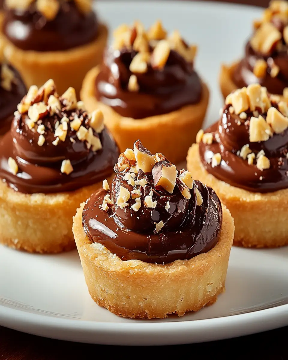 Chocolate Hazelnut Tart Bites First Image First Image
