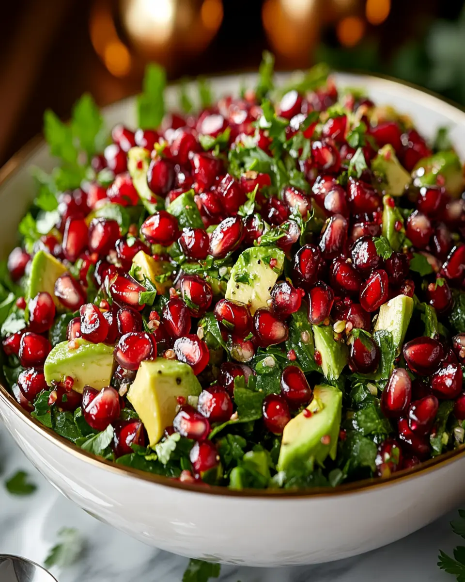Pomegranate Herb Salad First Image First Image