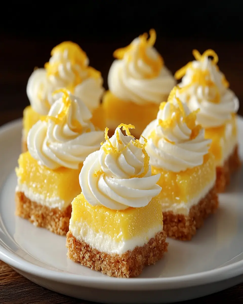 Mini Lemon Cheesecake Bites First Image First Image