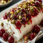 Cherry Pistachio Cheese Log First Image First Image