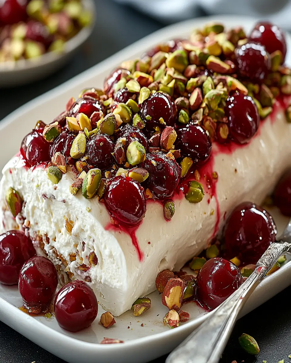 Cherry Pistachio Cheese Log First Image First Image