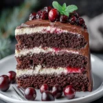 Chocolate Cranberry Cake First Image First Image