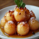Honey-Glazed Fried Dough Balls First Image First Image