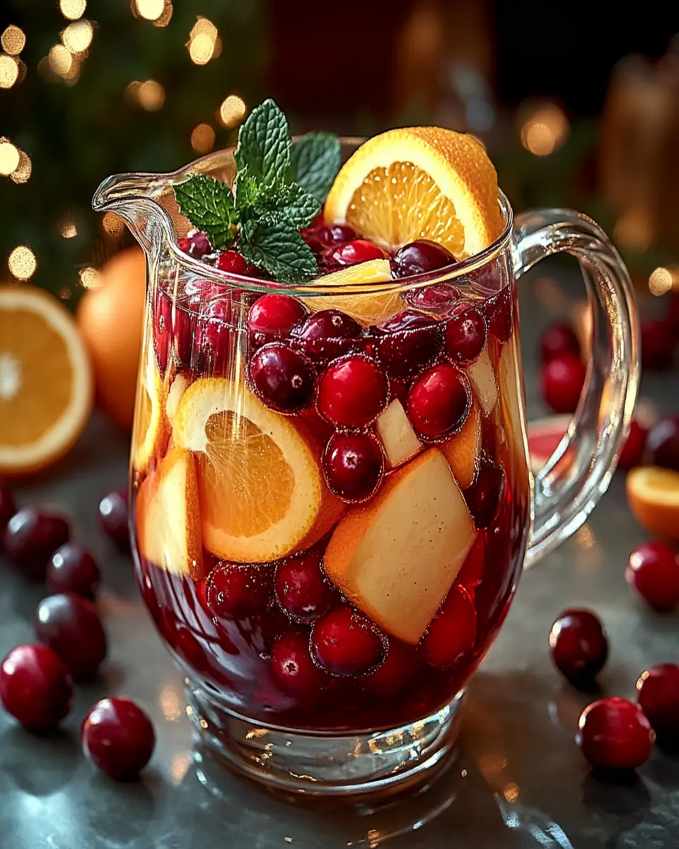 Cranberry Citrus Sangria First Image First Image