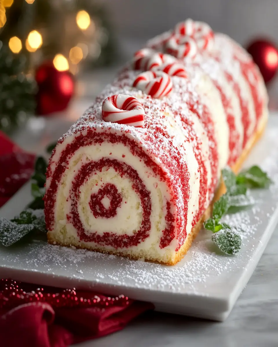Peppermint Candy Cane Roll First Image First Image