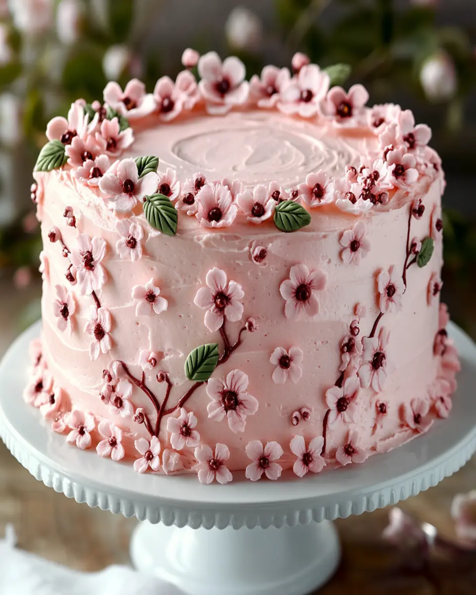 Cherry Blossom Cake First Image First Image