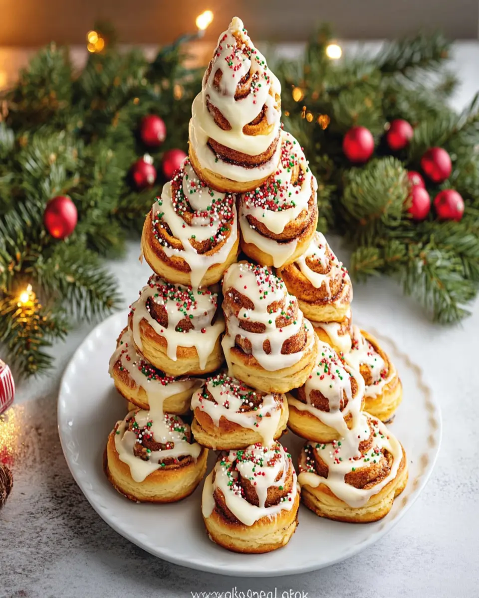 Cinnamon Roll Christmas Tree First Image First Image