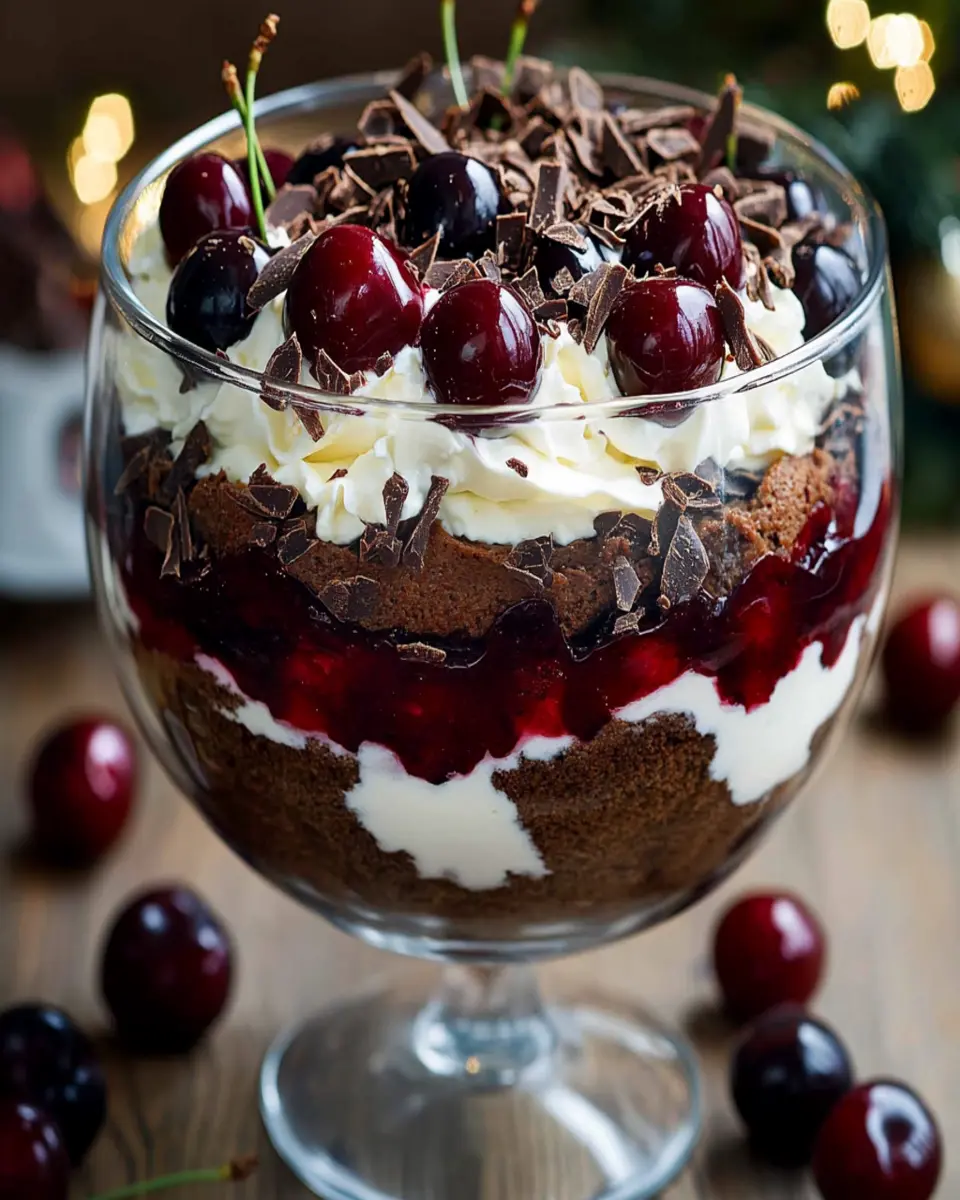 Christmas Black Forest Trifle First Image First Image