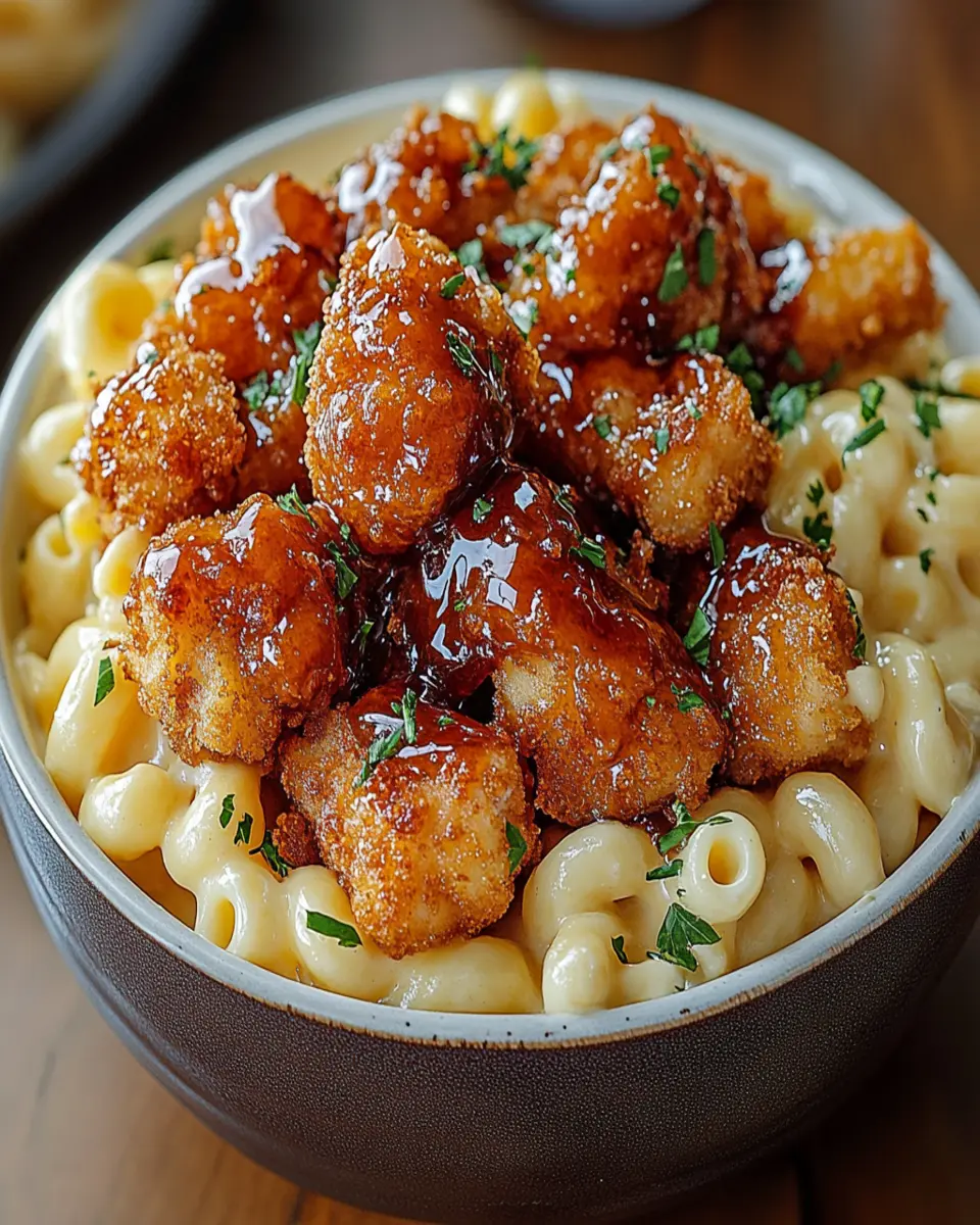 Honey-Butter Chicken Mac Cheese First Image First Image