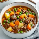 Crock Pot Ground Beef Stew First Image First Image