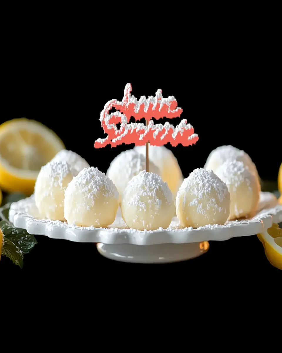 Lemon Cream Snowball Cookies – Melt-in-Your-Mouth Holiday Magic First Image First Image