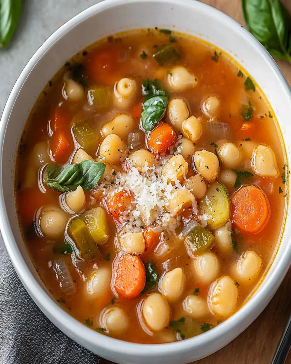 Vegetarian Minestrone Soup First Image First Image