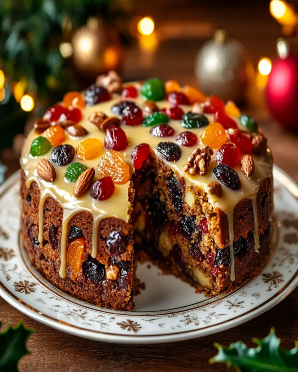 Classic Christmas Fruitcake Recipe First Image First Image