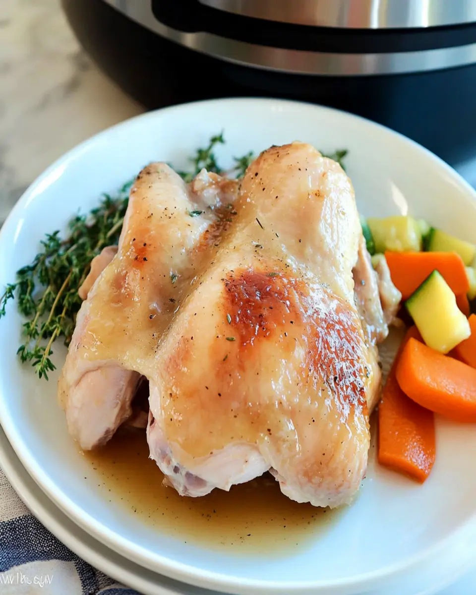 Frozen Chicken in the Instant Pot First Image First Image