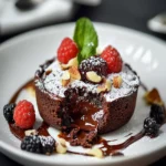 Flourless Chocolate Molten Lava Cake First Image First Image