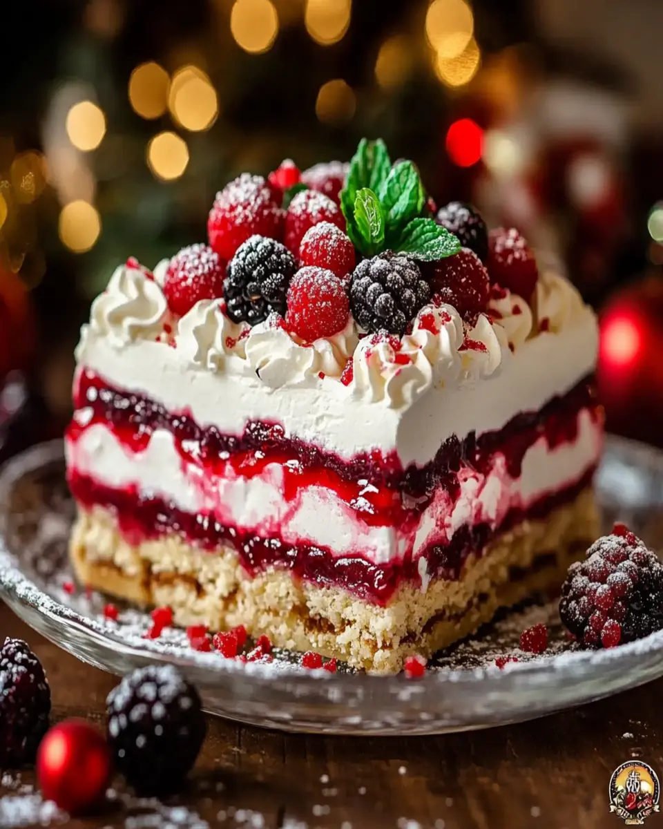 Christmas Dessert Lasagna First Image First Image
