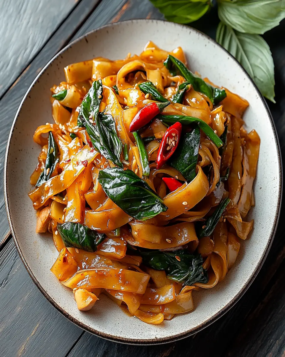 Thai Drunken Noodles First Image First Image