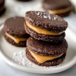 Chocolate Caramel Sandwich Cookies First Image First Image