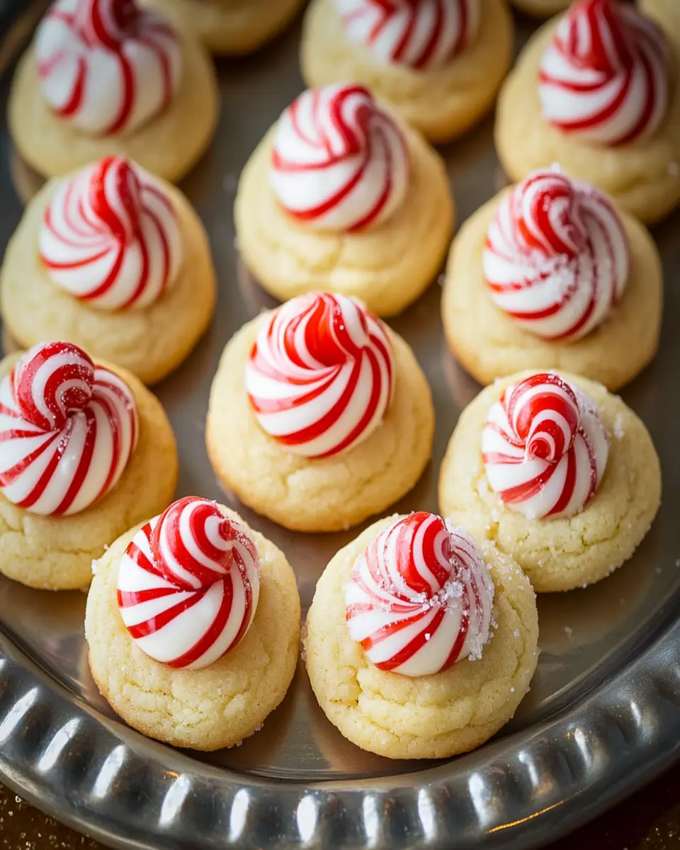 Candy Cane Kiss Cookies First Image First Image