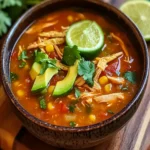 Crockpot Chicken Tortilla Soup First Image First Image