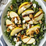 Delightful Pear Walnut Kale Salad with Balsamic Dressing First Image First Image