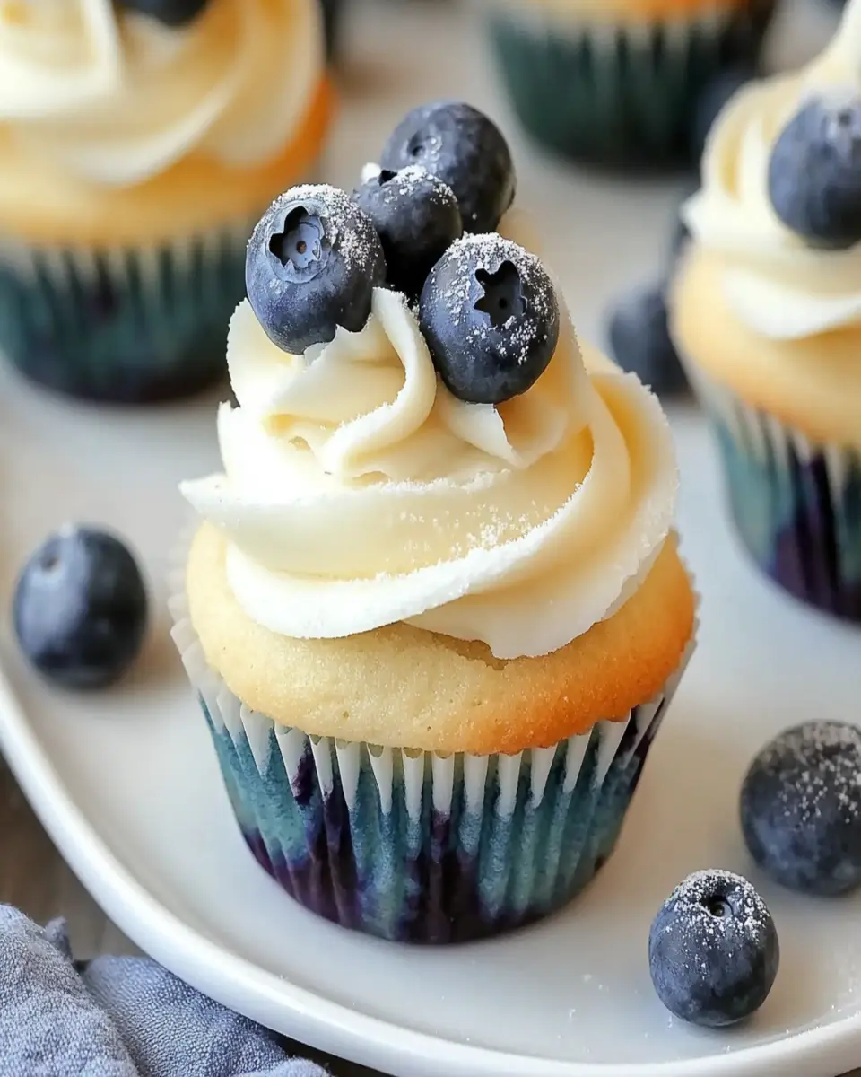 Blueberry Pie Filling Cupcakes First Image First Image