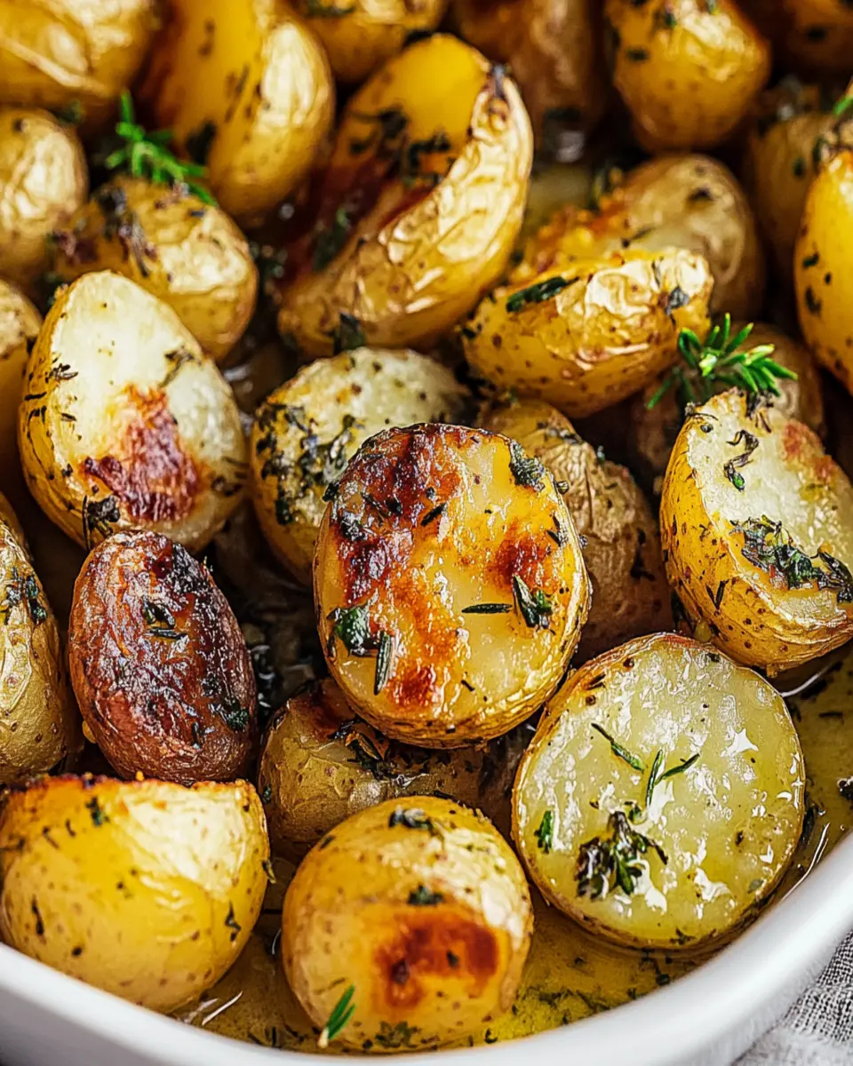 Irresistible Herb Butter Roasted Baby Potatoes Recipe First Image First Image