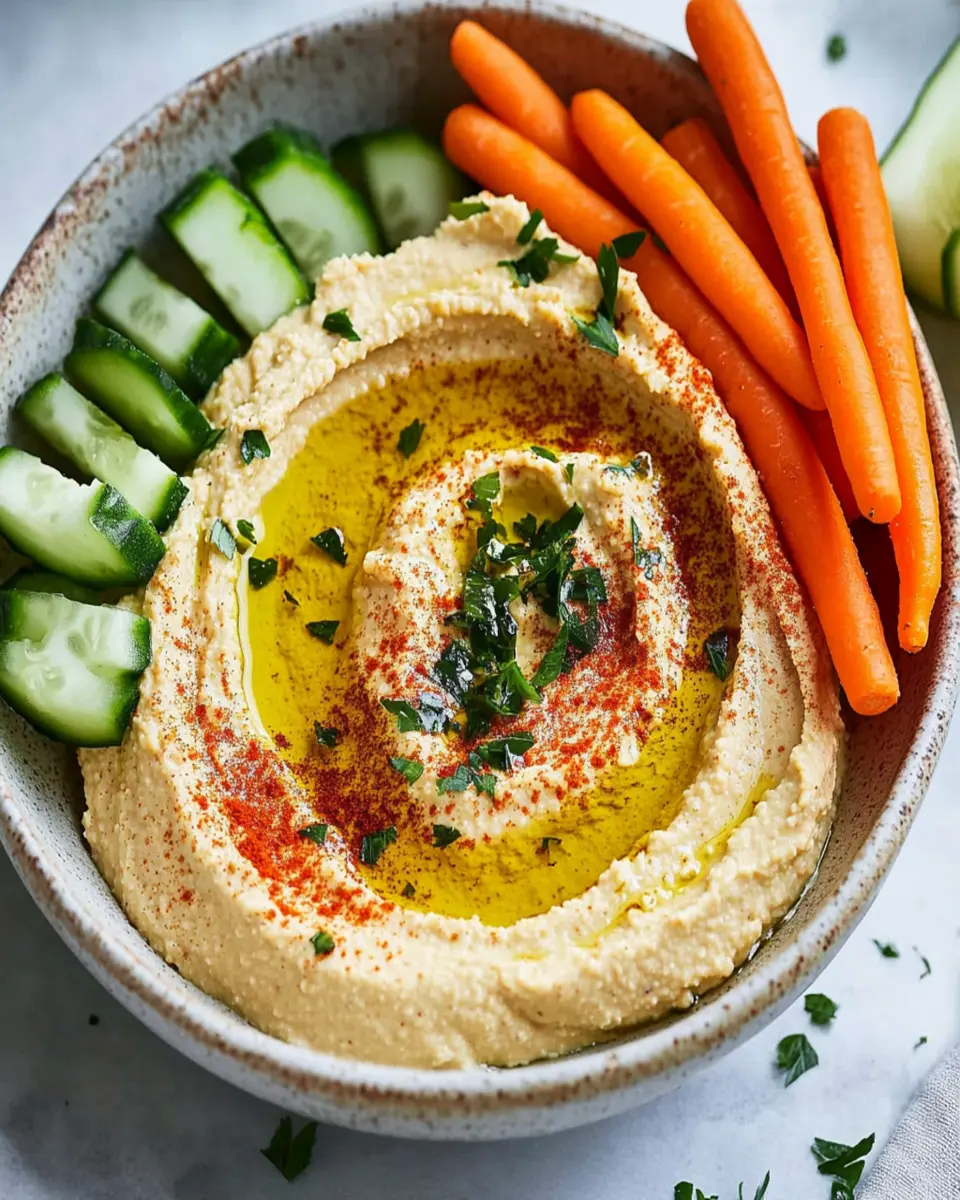 Best Homemade Hummus Recipe First Image First Image