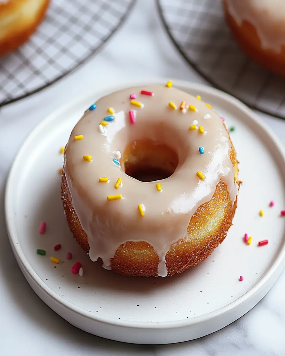 Irresistible Mini Doughnut Hole Cake with Maple Glaze First Image First Image