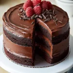 Decadent Double Chocolate Layer Cake Recipe to Indulge In First Image First Image
