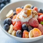 Breakfast Fruit Salad with Yogurt First Image First Image