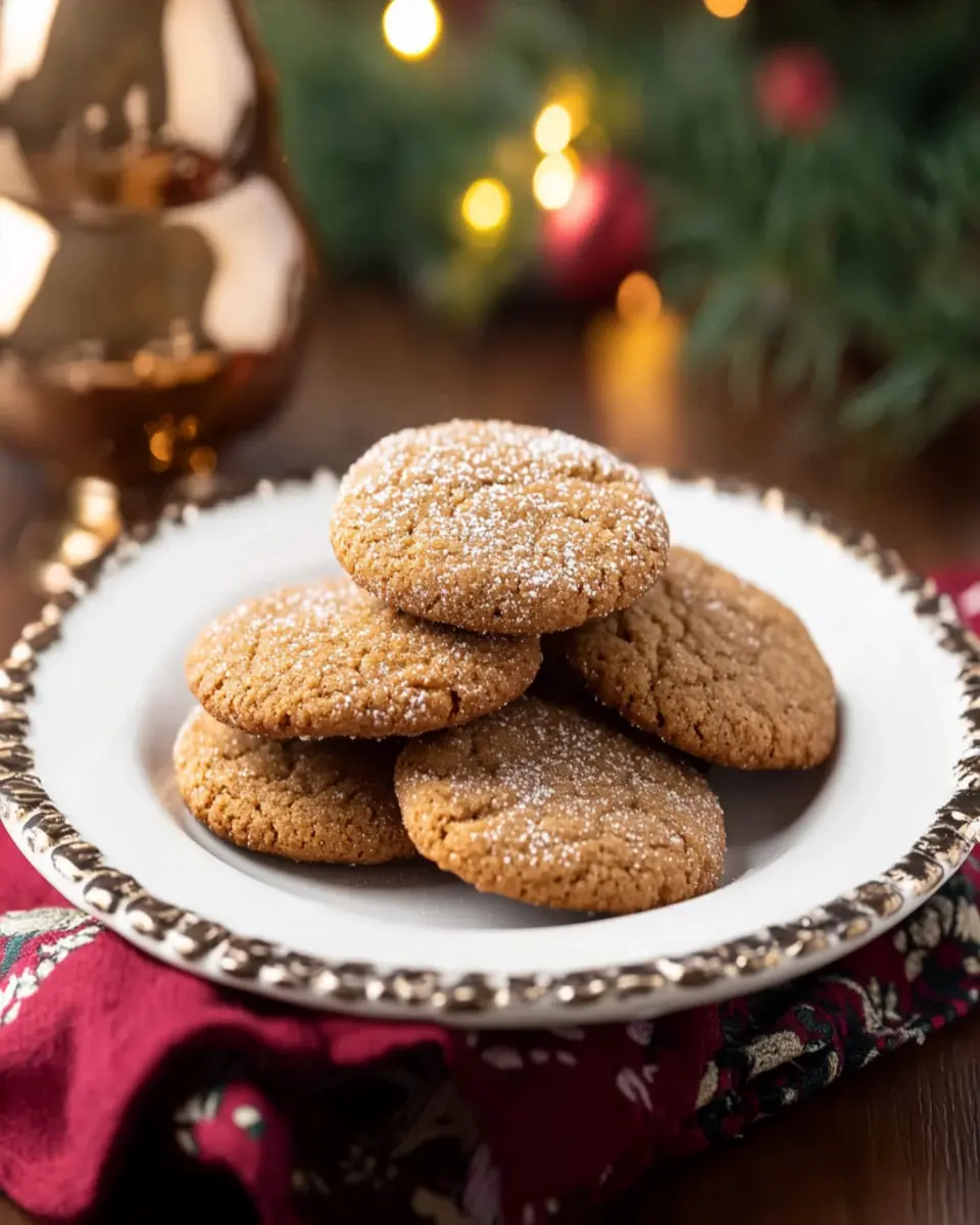 Gingersnap Cookies First Image First Image