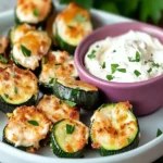 Savory Chicken Zucchini Poppers with Creamy Dip Delight First Image First Image