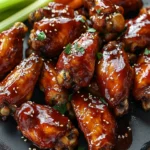Ultimate Super Bowl Sticky BBQ Chicken Wings Recipe First Image First Image