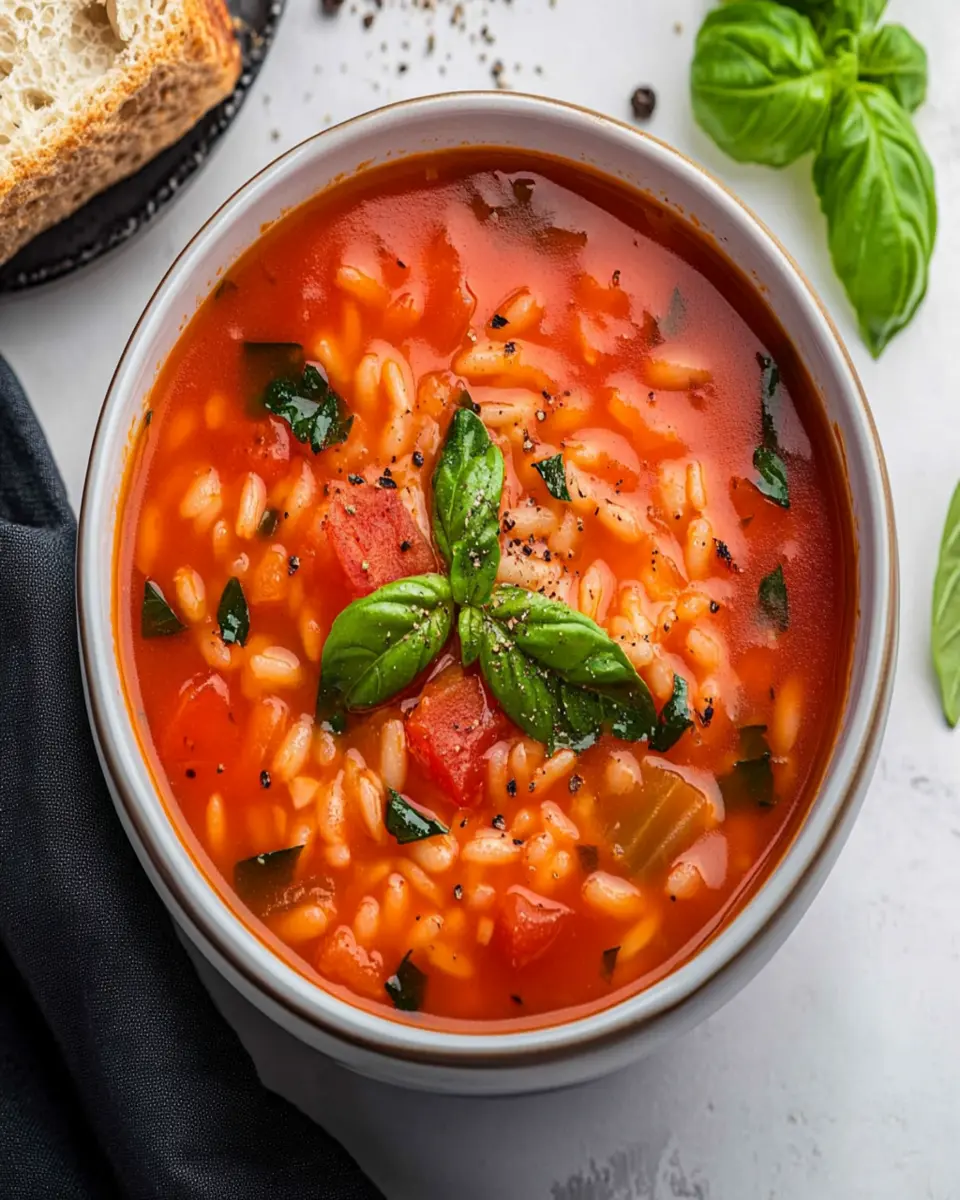 Tomato Rice Soup First Image First Image