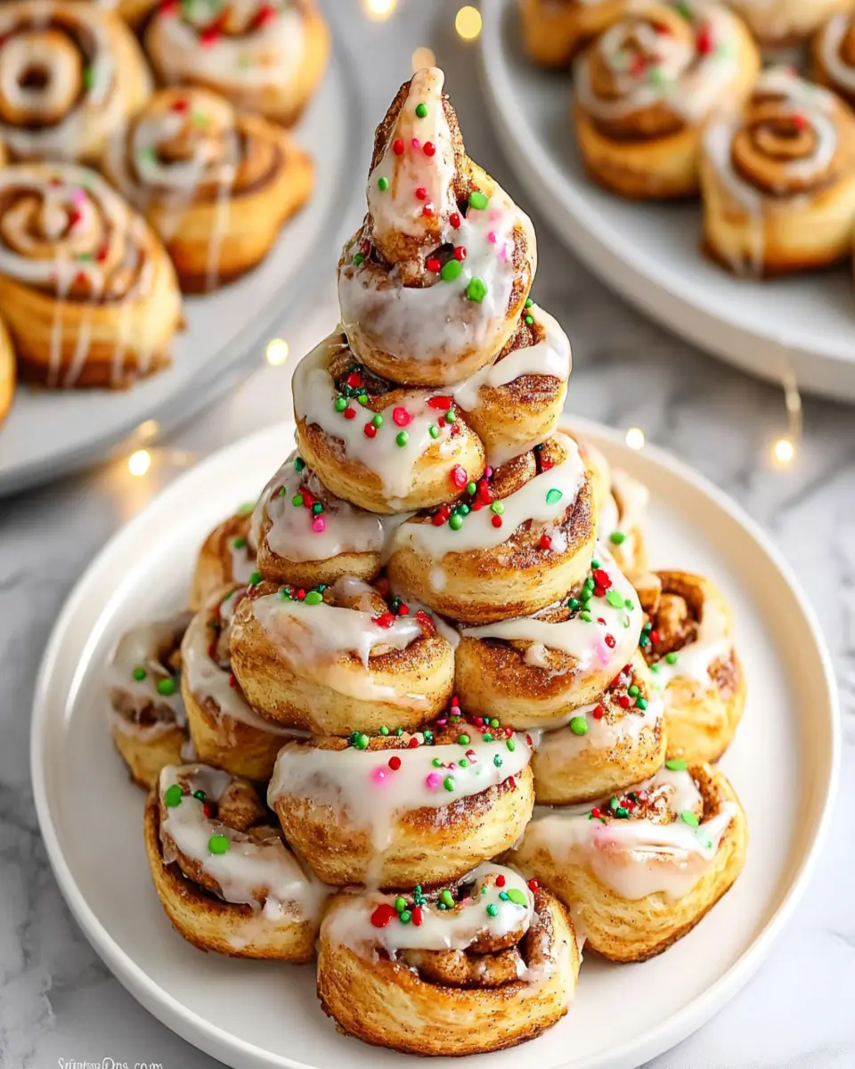 Cinnamon Roll Christmas Tree First Image First Image