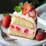 Moist Strawberry Buttermilk Cake for Sweet Morning Bliss First Image First Image