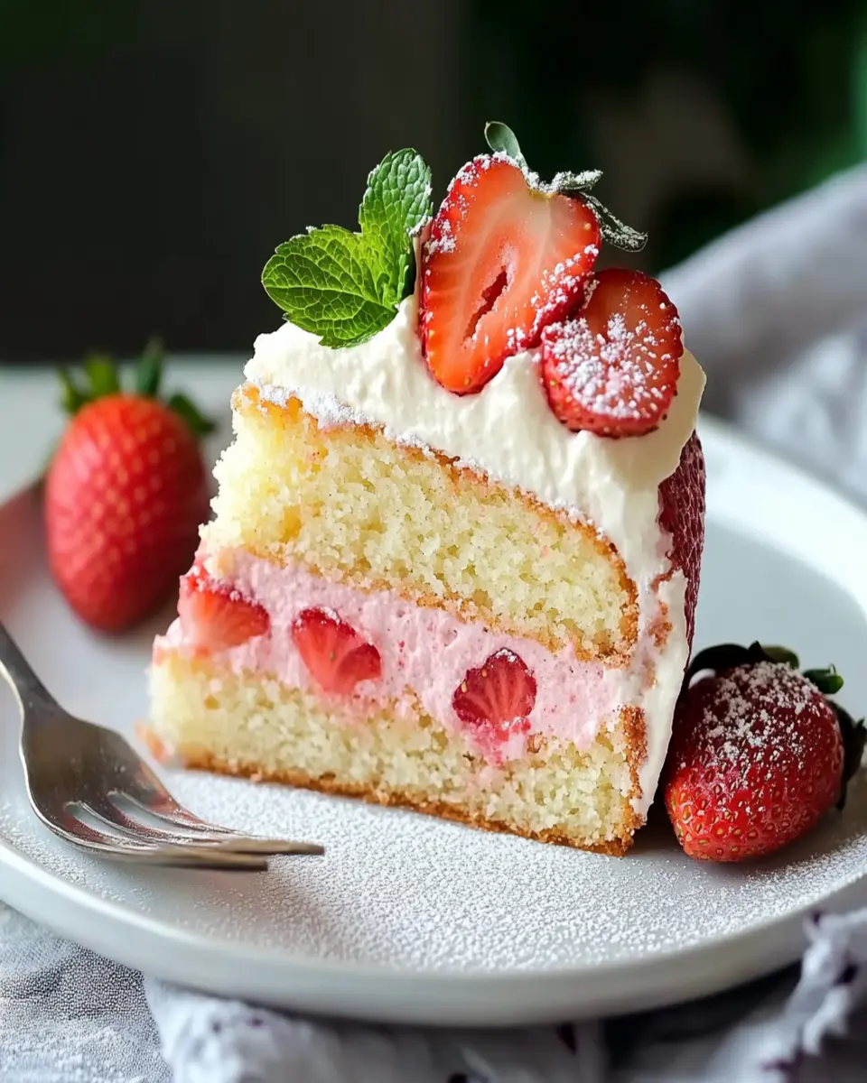 Moist Strawberry Buttermilk Cake for Sweet Morning Bliss First Image First Image