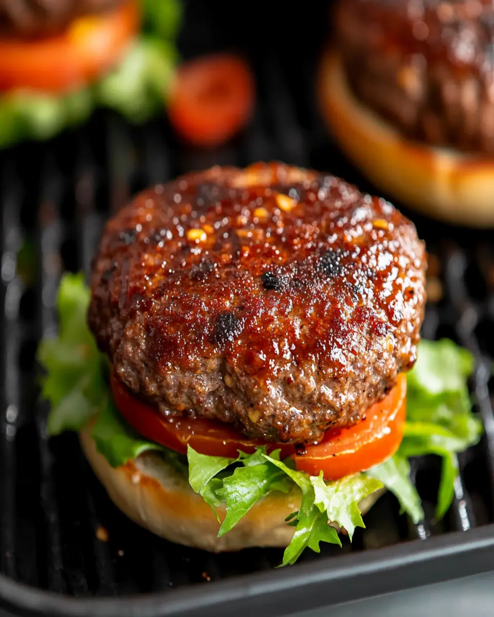 Air Fryer Burgers First Image First Image