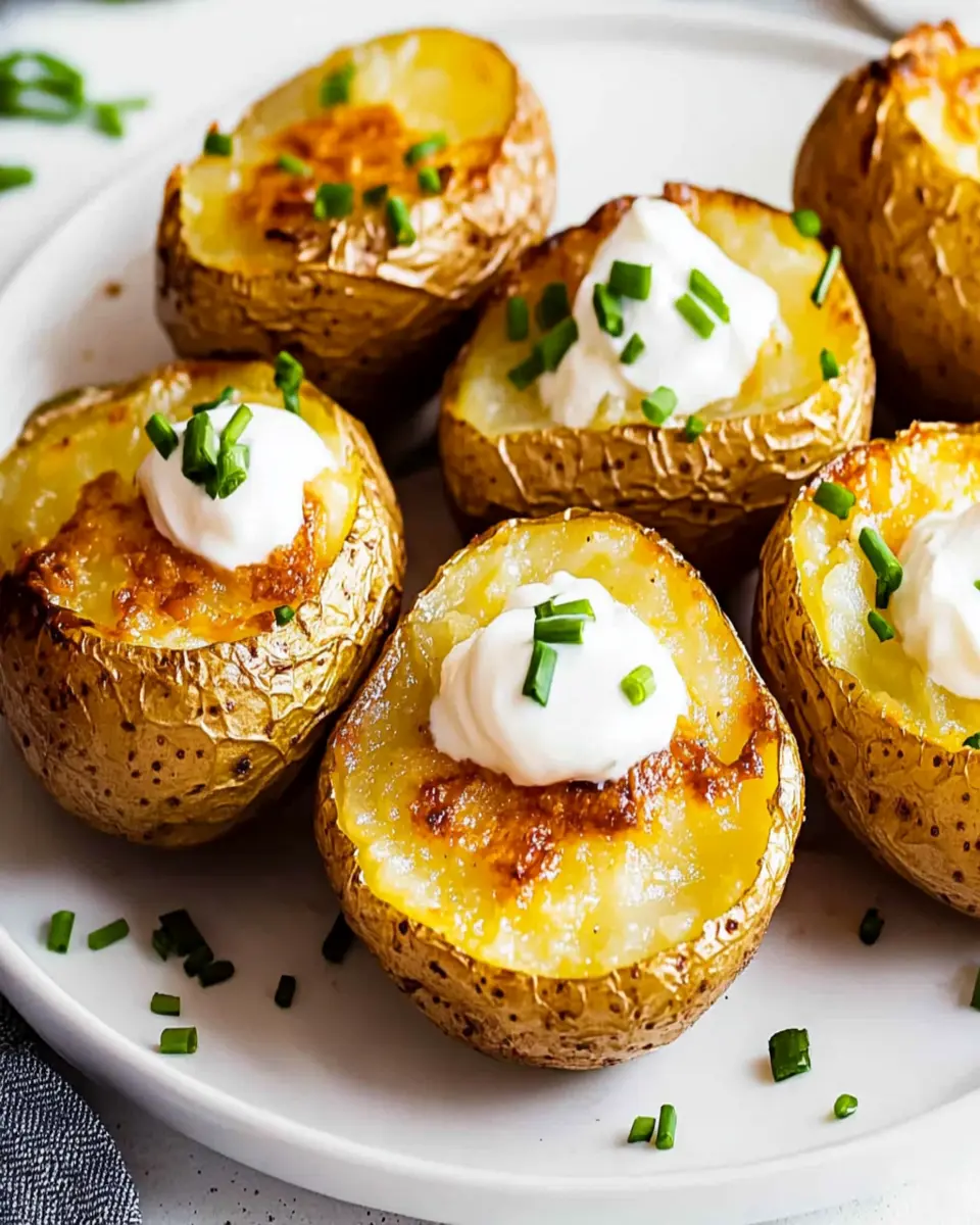 Air Fryer Baked Potatoes First Image First Image