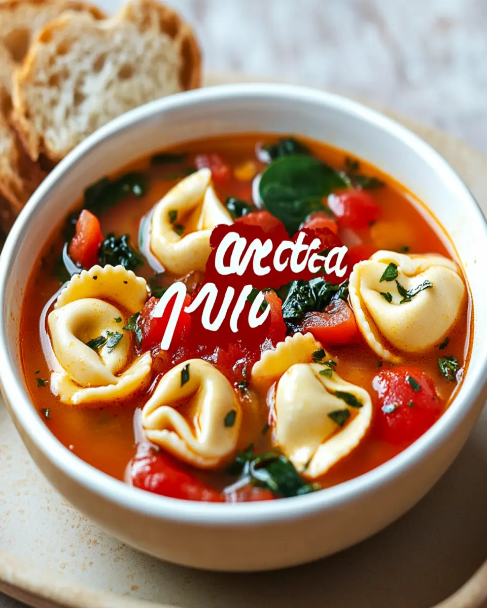 Cheese Tortellini Soup Recipe First Image First Image