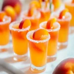 Delicious Peach Ring Pop Shots: Fun Non-Alcoholic Treats! First Image First Image