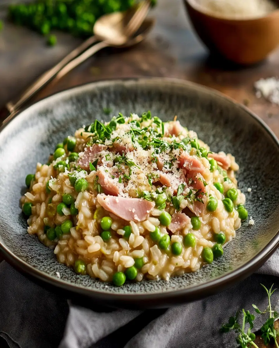 Ham and Pea Risotto First Image First Image