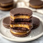 Chocolate Caramel Sandwich Cookies First Image First Image