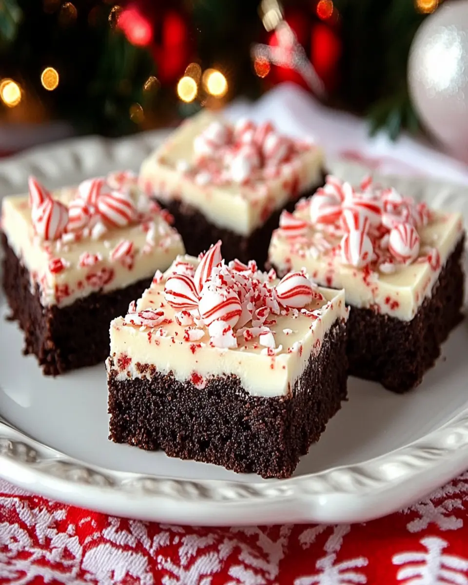 Peppermint Bark Brownies First Image First Image