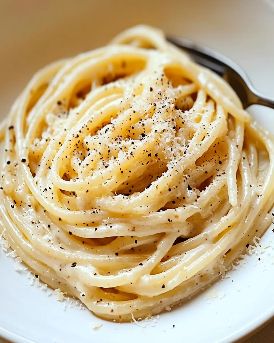 Indulge in Authentic Cacio e Pepe: A Creamy Delight First Image First Image