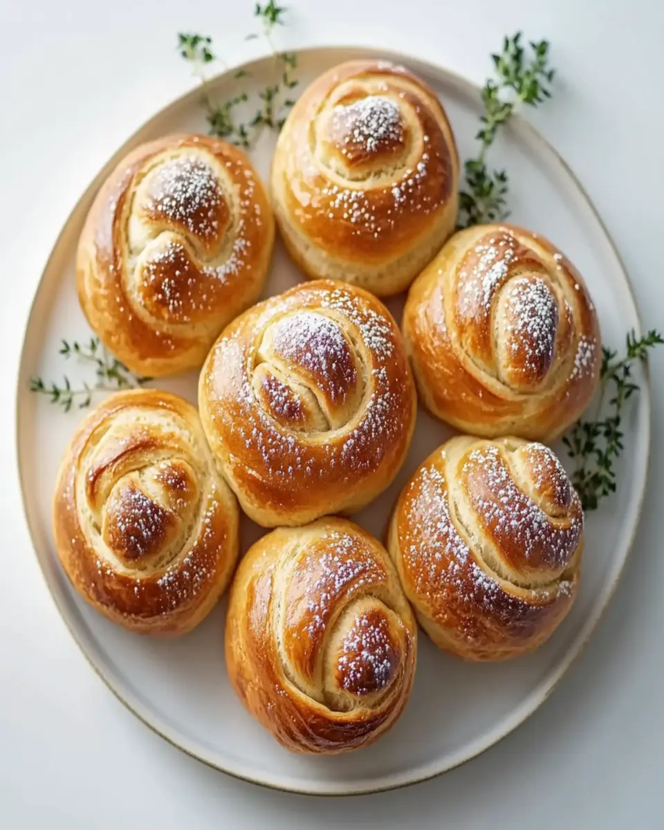 Hveteboller (Norwegian Cardamom Buns) First Image First Image