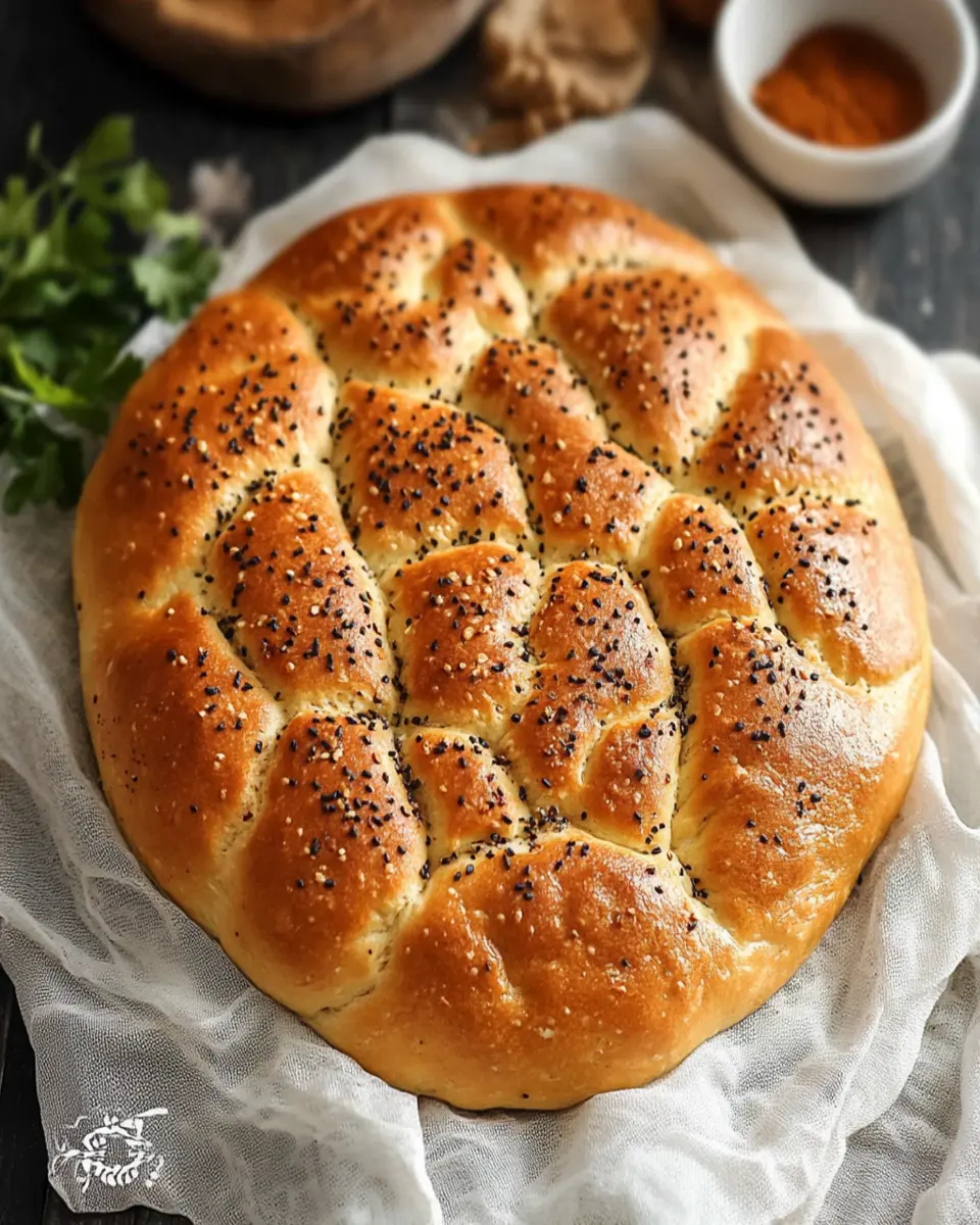 Turkish Ramadan Bread (Ramazan Pidesi) First Image First Image
