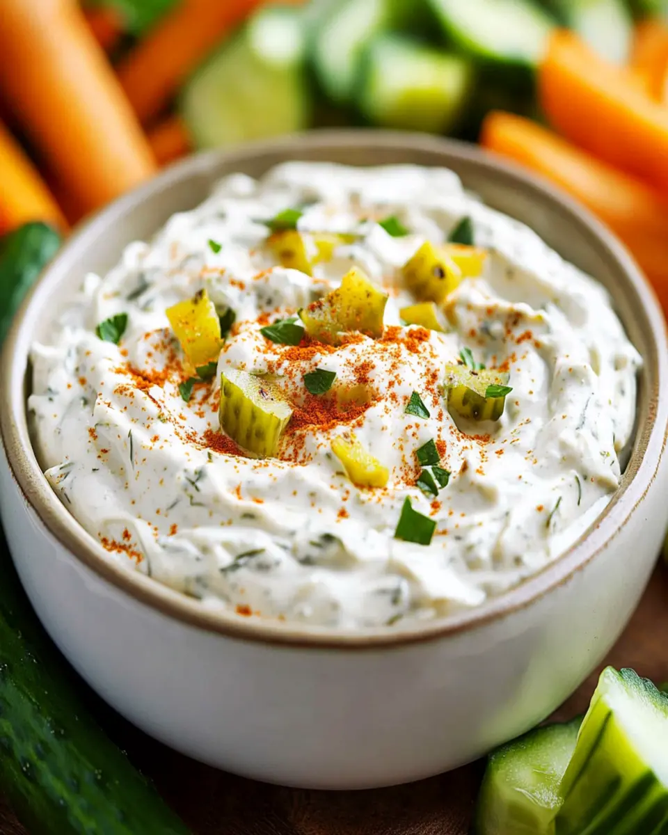 Spicy Dill Pickle Dip First Image First Image