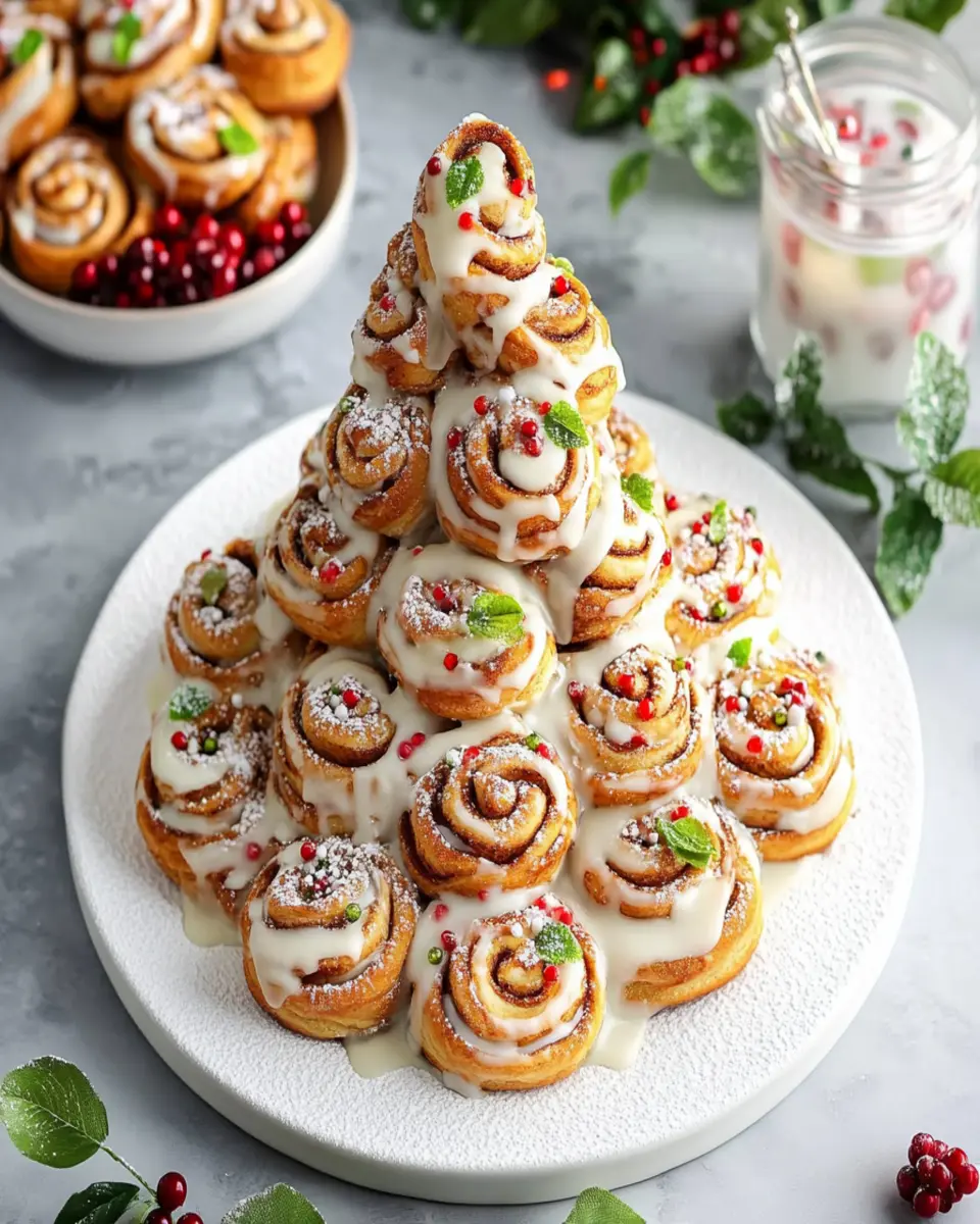 Cinnamon Roll Christmas Tree First Image First Image